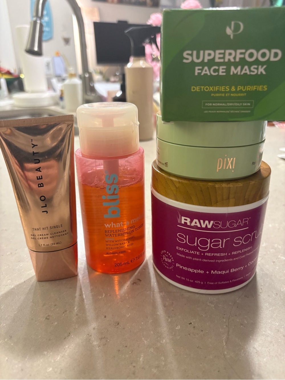 Women’s skincare bundle - Bliss What A Melon Replenishing Watermelon Toner